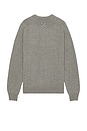 view 2 of 5 Knitted Arch Crew Neck Sweatshirt in Grey Heather