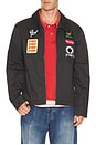 view 1 of 5 Full Zip Worker Jacket in Anthracite