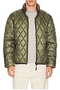 view 1 of 7 BLOUSON MATELASSÉ in Four Leaf Clover & Bison