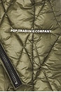 view 7 of 7 BLOUSON MATELASSÉ in Four Leaf Clover & Bison