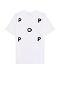 view 1 of 3 Logo T-Shirt in White & Black
