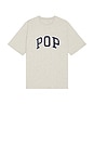 view 4 of 5 Arch Tee in Grey Heather