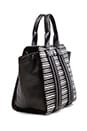 view 3 of 4 The Servant Tote in Black & White Weave