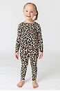 view 4 of 5 Classic Pajama Set in Lana Leopard Tan