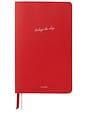 view 1 of 3 Today's The Day Vegan Leather Softcover Notebook in Red