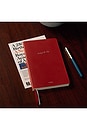 view 3 of 3 Today's The Day Vegan Leather Softcover Notebook in Red