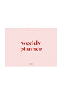 view 1 of 3 Weekly Desk Planner in Pink