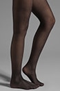 view 2 of 4 Paneled Mesh Front Seam Tights in Black