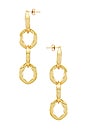 view 2 of 3 Mavis Earrings in Gold