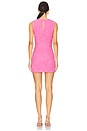 view 3 of 3 Halter Tube Dress in Pink & Black