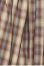 view 4 of 4 ROBE COURTE TIE-NECK SHORT COCOON MINI DRESS in Grey Plaid