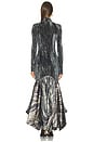 view 4 of 4 Maxi Dress in Anthracite & Multi