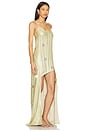 view 2 of 5 Hi Low Slip Dress in Chardonnay