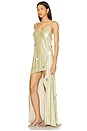 view 3 of 5 Hi Low Slip Dress in Chardonnay