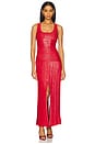 view 1 of 6 Racer Back Tank Dress in Red