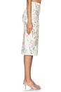 view 3 of 6 Pencil Skirt in White & Multi