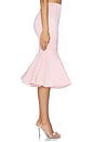 view 3 of 6 JUPE SEAMED TRUMPET SKIRT in Light Pink