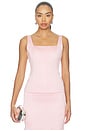 view 1 of 4 Corset Seam Tank in Light Pink