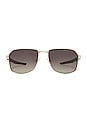 view 1 of 3 Square Frame Polarized Sunglasses in Grey
