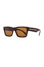 view 2 of 3 0pr25zs Square Frame Sunglasses in Tortoise