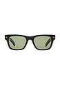 view 1 of 3 0pra17s Square Frame Sunglasses in Black