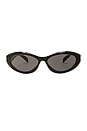 view 1 of 3 Oval Sunglasses in Black