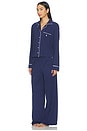 view 2 of 5 Long Sleeve & Pant Pajama Set in Navy