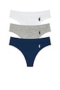 view 1 of 2 STRING in Navy, White Cloud & Heather Grey Pack