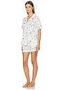 view 2 of 5 Short Sleeve Pajama Set in Tossed Print