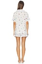 view 3 of 5 Short Sleeve Pajama Set in Tossed Print