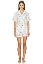 view 4 of 5 Short Sleeve Pajama Set in Tossed Print