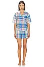 view 1 of 9 Polo Ralph Lauren Polo Sleep Short Sleeve Pajama Set in Madras Plaid