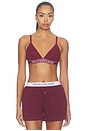 view 1 of 4 Polo Essentials Triangle Bralette in Zinfandel