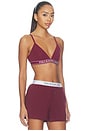 view 2 of 4 Polo Essentials Triangle Bralette in Zinfandel