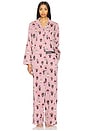 view 1 of 4 Madison Pajama Set in Bear Red