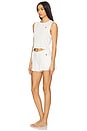 view 2 of 4 Short Sleeve & Boxer Set in Egret
