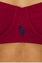 view 5 of 5 Unlined Balconette in Classic Red