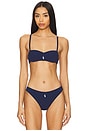 view 1 of 5 Unlined Balconette in Navy