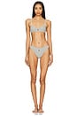view 4 of 5 High Leg Cheekini in Heather Grey