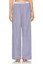 view 1 of 6 PANTALON in White Cloud & Beacon Blue