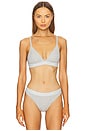view 1 of 4 Triangle Bralette in Heather Grey