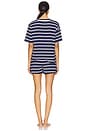 view 4 of 4 Short Sleeve & Short Set in Sailing Stripe
