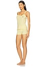 view 2 of 4 Cami & Sleep Short in T-Bird Yellow