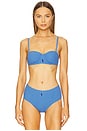 view 1 of 5 Unlined Balconette in Summer Blue