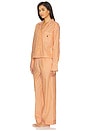 view 2 of 4 Core PJ Set in White Cloud & Tangerine