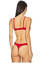 view 3 of 5 Unlined Demi in Red