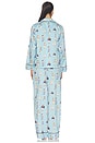 view 4 of 5 Madison Pj Set in Aqua Mist Bear