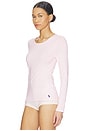 view 3 of 6 Long Sleeve Baselayer in Garden Rose