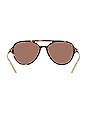 view 3 of 3 GAFAS DE SOL CINEMA EVOLUTION in Caramel Havana, Pale Gold & Light Brown