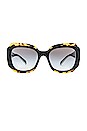 view 1 of 3 Square in Black, Medium Havana, White, & Dark Grey